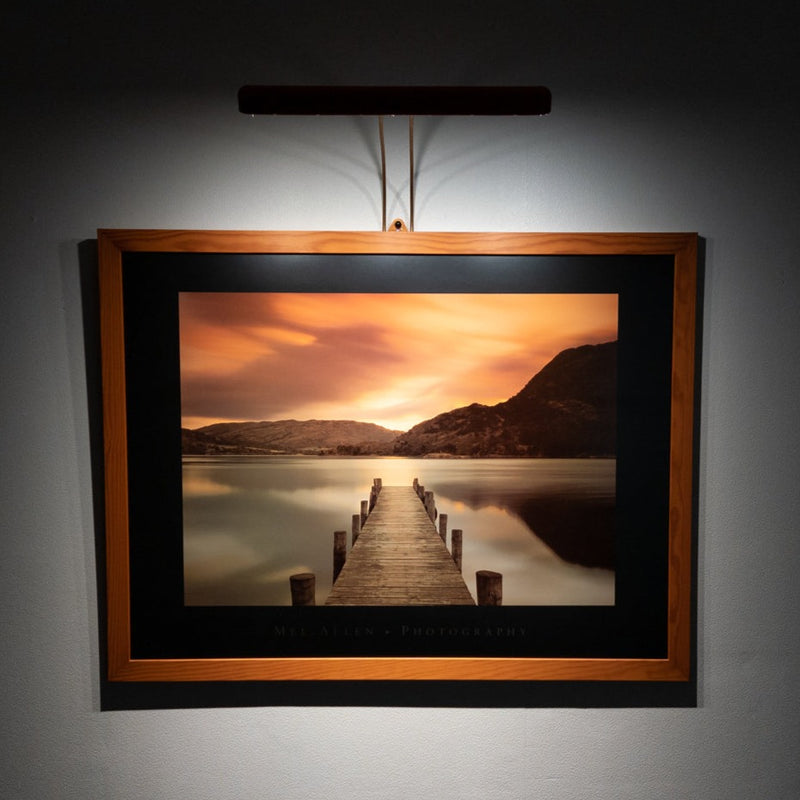 Horizon : Lampe horizontale pour tableau jusqu'à 90 cm de large