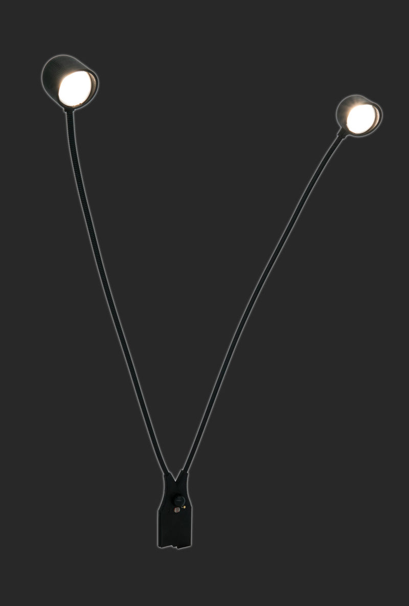 Silhouette : Lampe autonome avec 1 tête pour tableau
